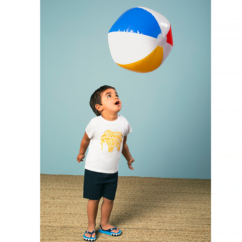 Ensemble t-shirt print éléphant + short uni pour bébé garçon  Additional Ensemble t-shirt print éléphant + short uni pour bébé garçon