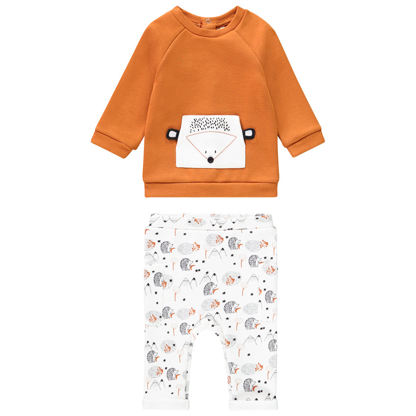 Σύνολο από πλεκτό με σχέδιο σκαντζόχοιροι για μωρό αγόρι 