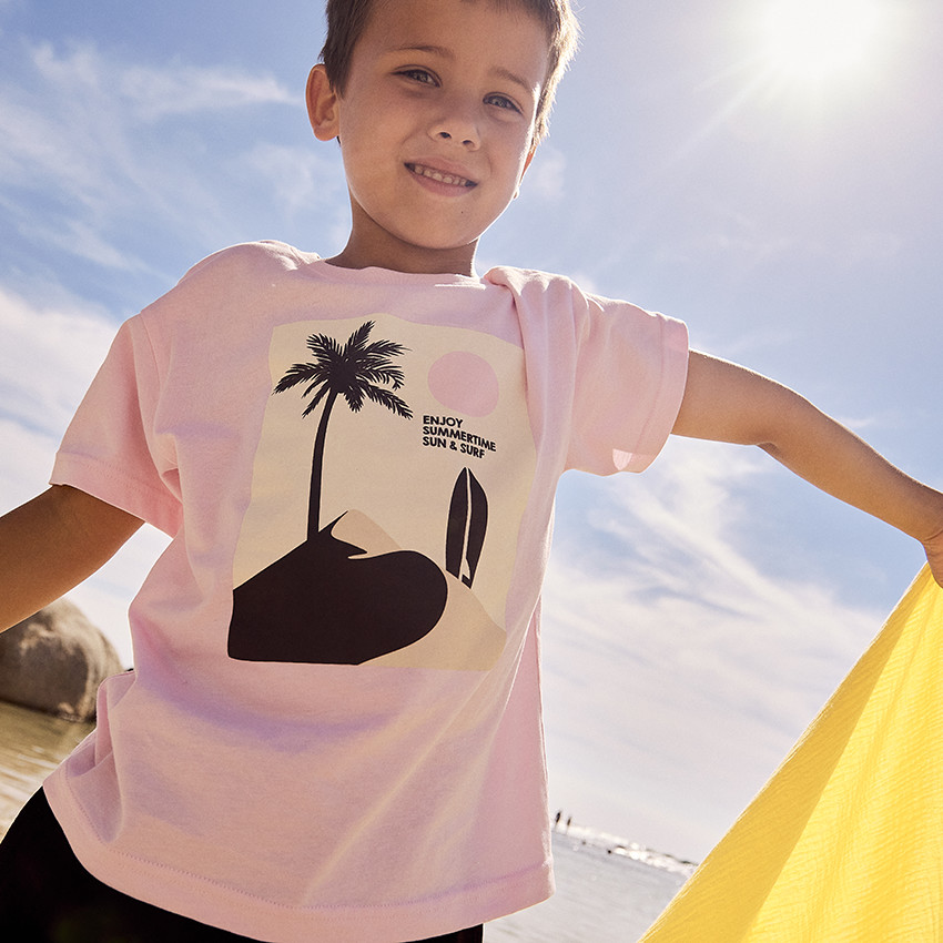 Κοντομάνικο μπλουζάκι oversize print dune για αγόρι 