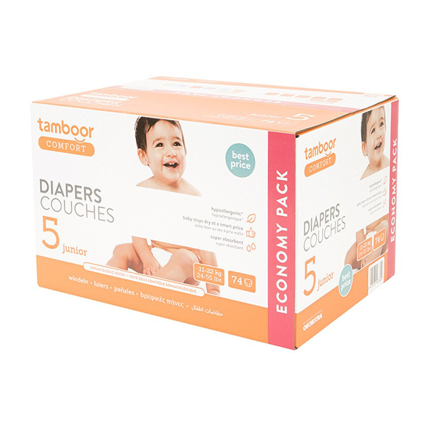 Πάνες Mega Box T5 New Range Basic Jumbo Pack T5 Junior 74 Τμχ. 