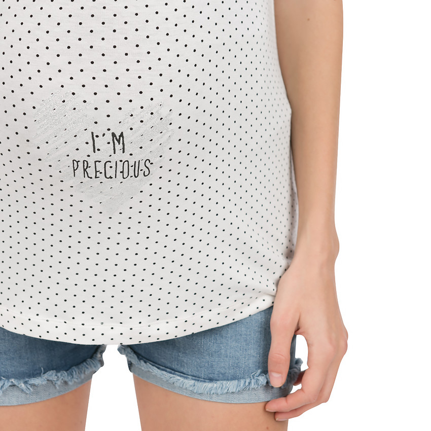 T-shirt κοντομάνικο εγκυμοσύνης με φαντεζί σχέδιο  Additional T-shirt κοντομάνικο εγκυμοσύνης με φαντεζί σχέδιο