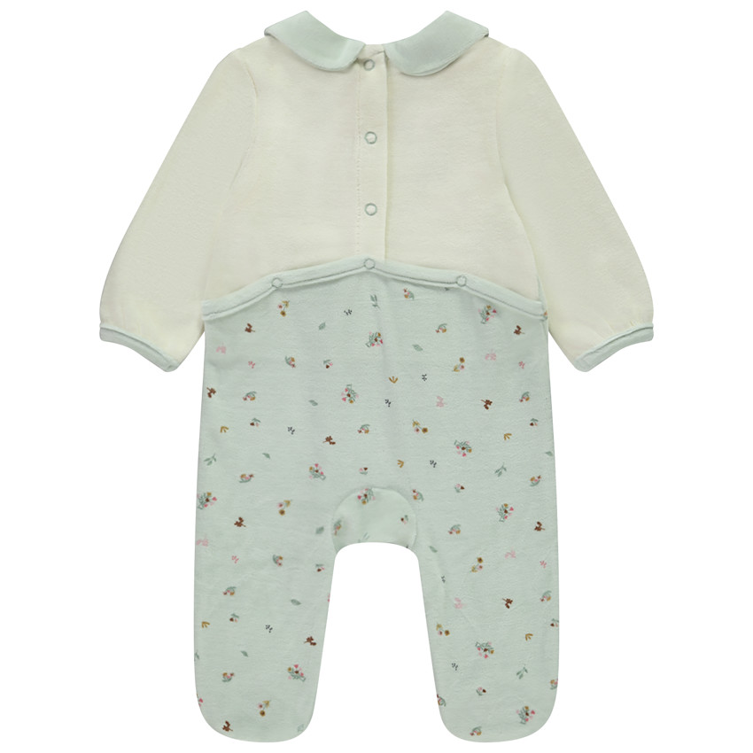 Πιτζάμα βελουτέ φαντασίας 2 σε 1 για κορίτσι μωρό 