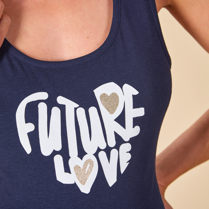 Αμάνικο μπλουζάκι εγκυμοσύνης με σχέδιο για γυναίκες 