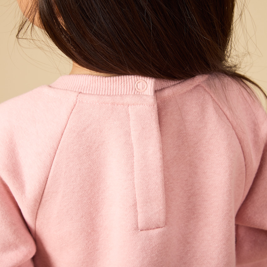 Φόρεμα φούτερ Stitch & Angel Disney για bebe κορίτσι 