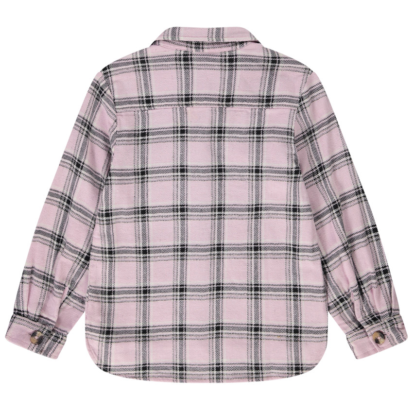 Πουκάμισο από τούλι με καρό σχέδιο για κορίτσι 