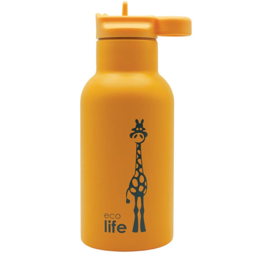 Θερμός ανοξείδωτος Ecolife Kids thermos Animals Giraffe 350ml 