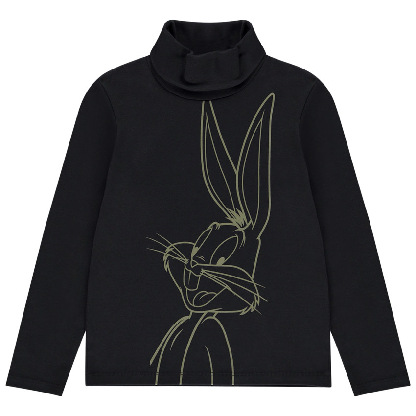 Sous-pull col cheminée interlock print Bugs Bunny pour garçon Main Sous-pull col cheminée interlock print Bugs Bunny pour garçon