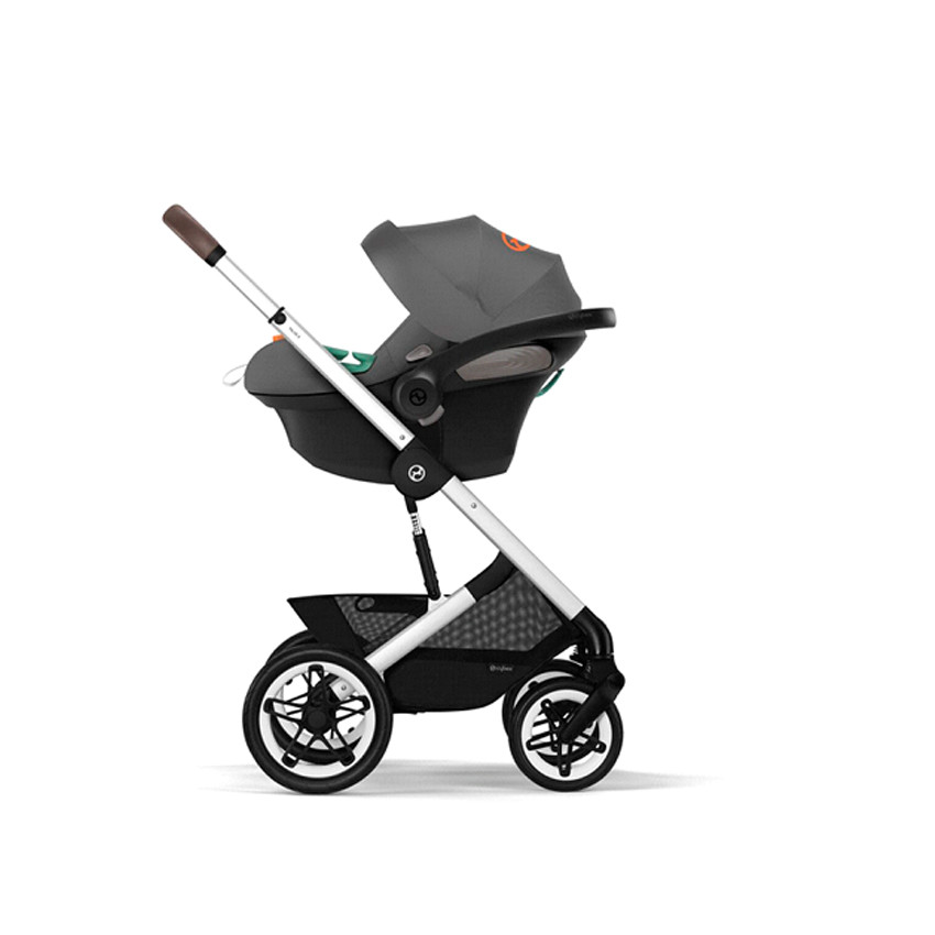 Καρότσι Talos S Lux με μεταλλικό σκελετό - Lava Grey 