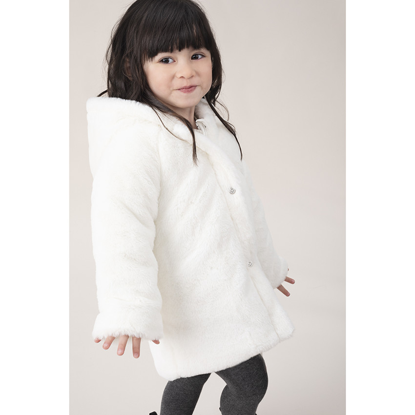 Παρκά από sherpa με κουκούλα και εμπριμέ ζέρσεϊ επένδυση με καρδούλες 