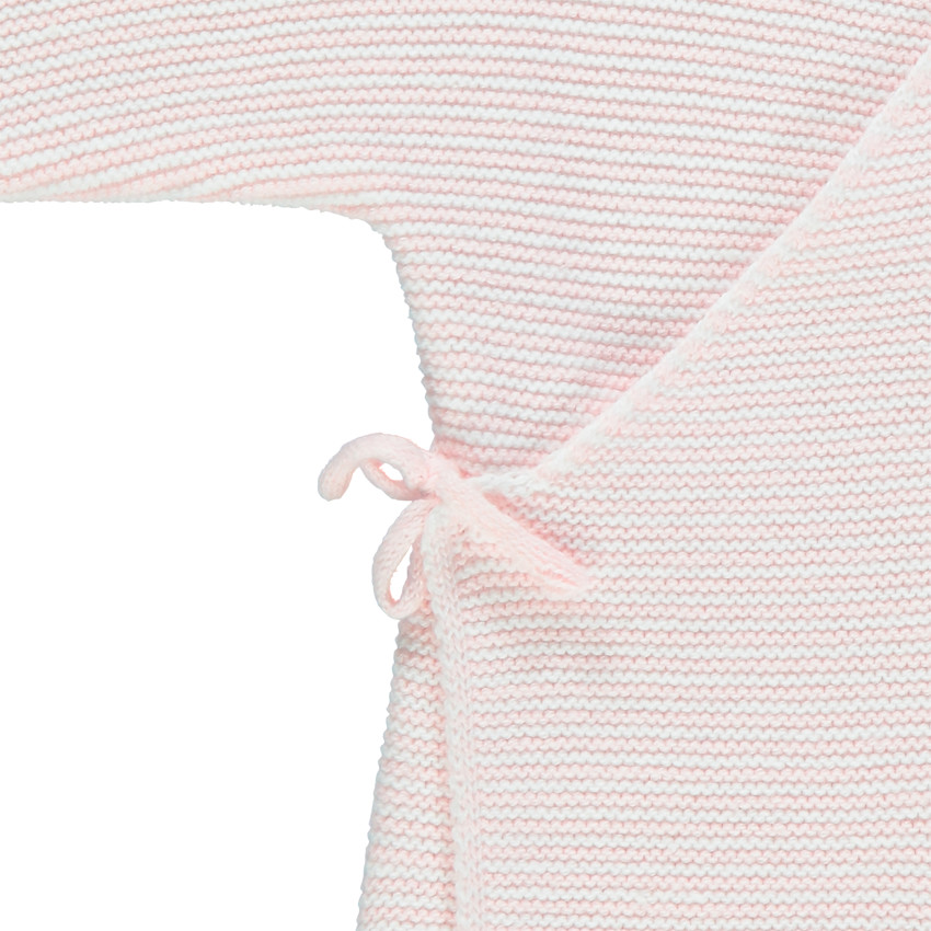 Brassière de naissance unie rose en coton Main Brassière de naissance unie rose en coton