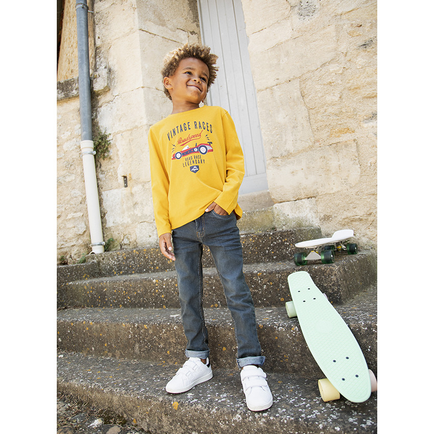 Jean slim délavé για αγόρι 