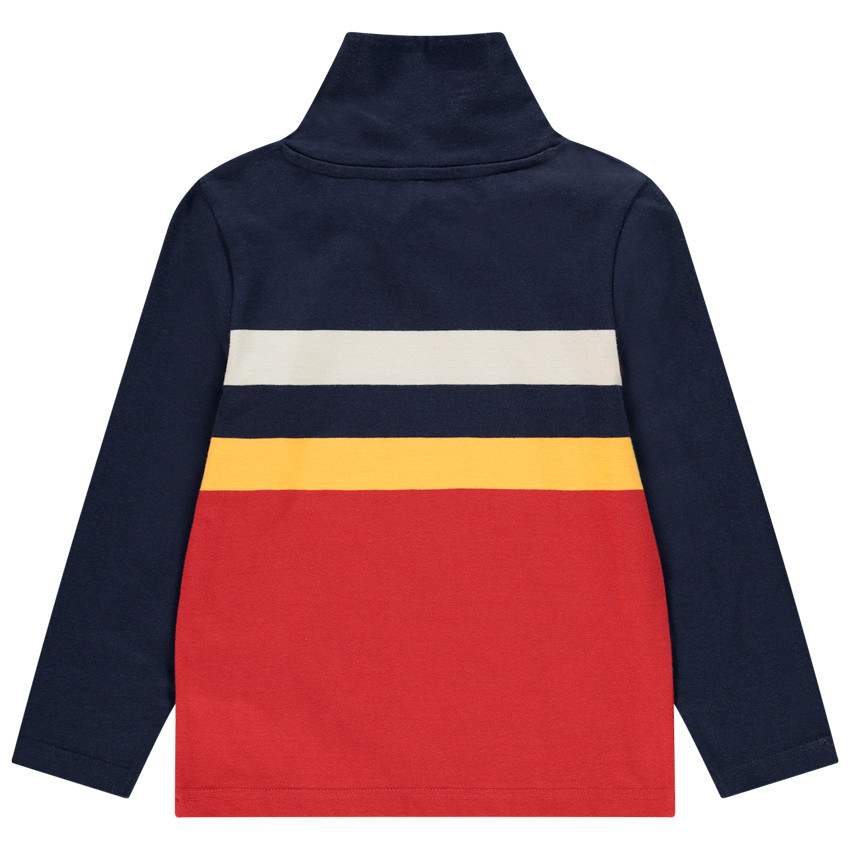 T-shirt μακρυμάνικο με Ρίγες διαφορετικού χρώματος για αγόρι  Additional T-shirt μακρυμάνικο με Ρίγες διαφορετικού χρώματος για αγόρι