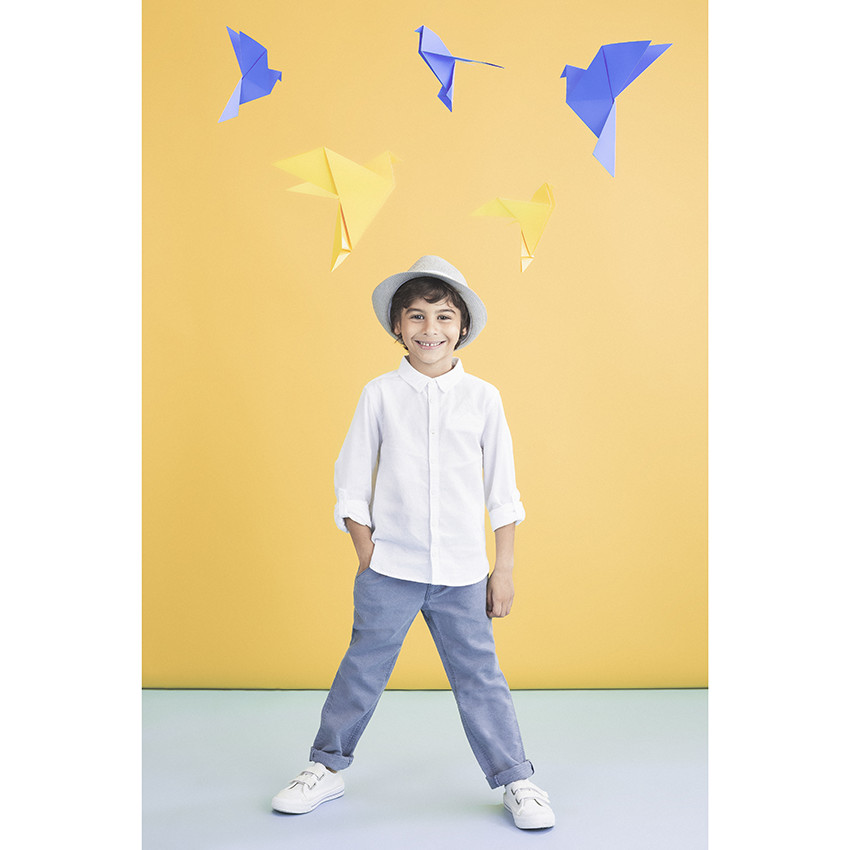 Παντελόνι chino με λοξές τσέπες 