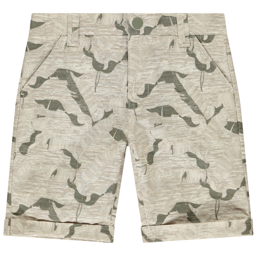 Βερμούδα με σχέδιο φύλλα μπανανιάς για αγόρι 