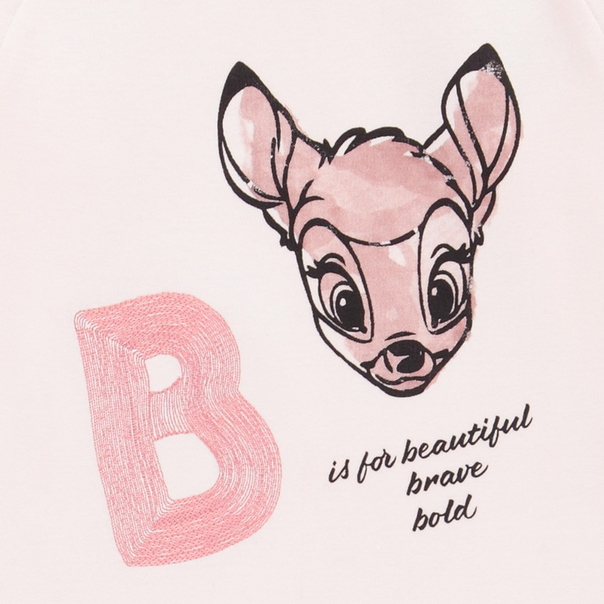 Pyjama 2 pièces manches longues Bambi pour fille Main Pyjama 2 pièces manches longues Bambi pour fille
