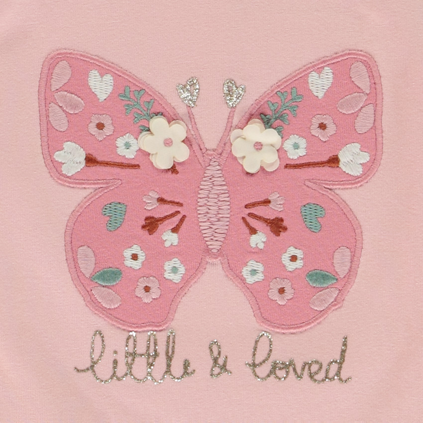 Μπλούζα μακρυμάνικη με σχέδιο ζώου για μωρό κορίτσι 