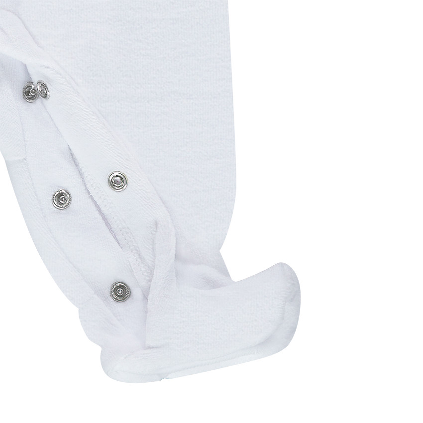 Πιτζάμα βελουτέ Feather με κέντημα 