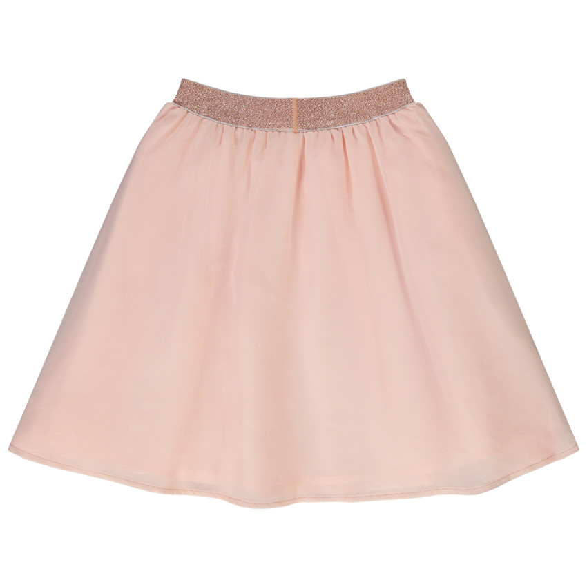 Φούστα skater από crêpe με αστέρια με glitter για κορίτσι 