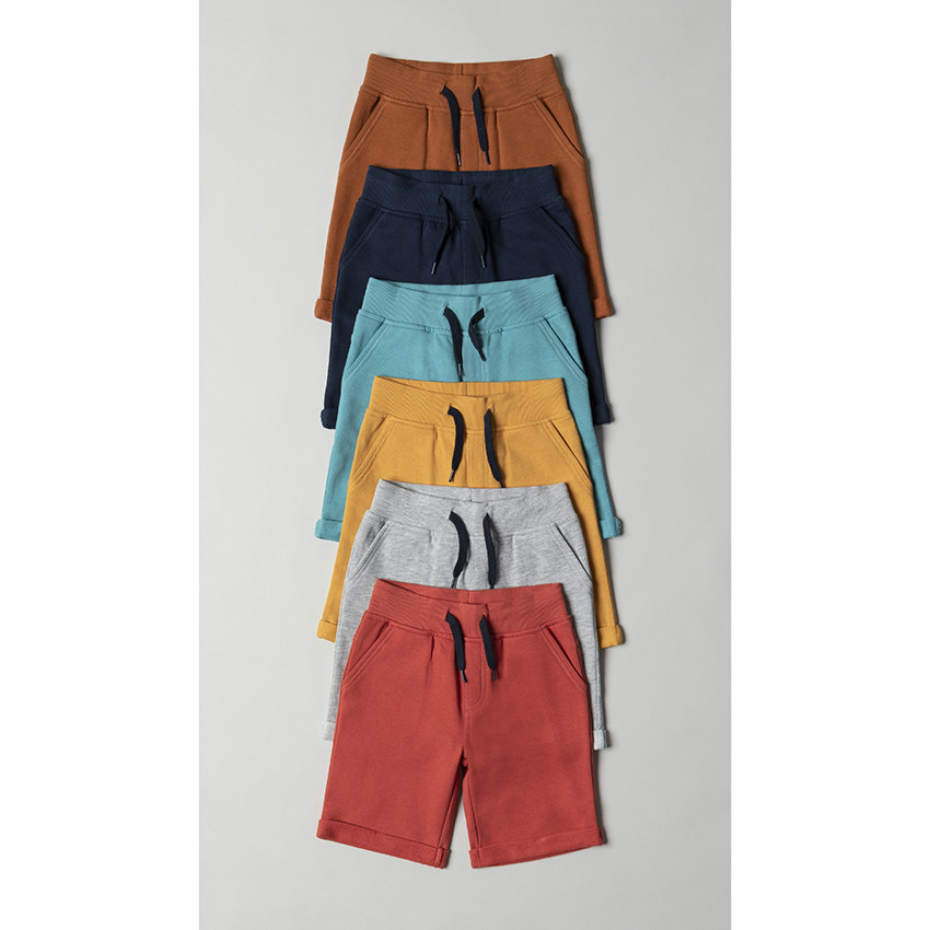 Βερμούδα από πλεκτό ύφασμα με ελαστική μέση για αγόρι 