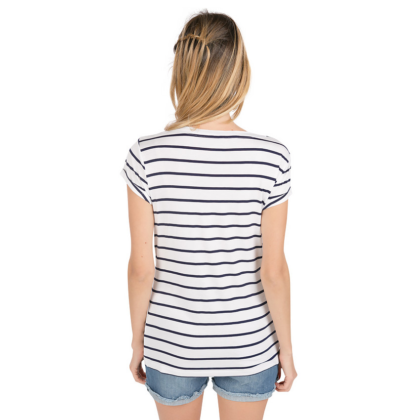 T-shirt κοντομάνικο εγκυμοσύνης με φαντεζί σχέδιο 