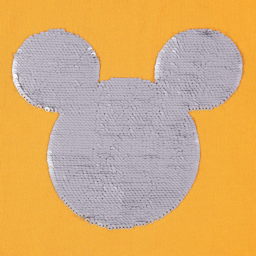 Σετ φόρμας δίχρωμο  molleton σχέδιο Mickey και μαγικές παγιέτες  