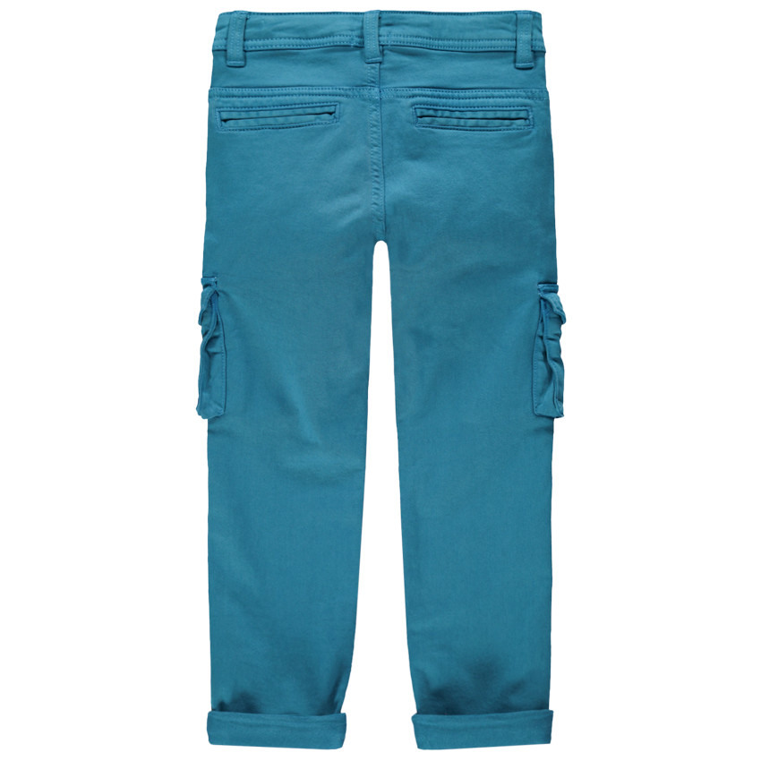 Παντελόνι cargo με σήματα και τσέπες 