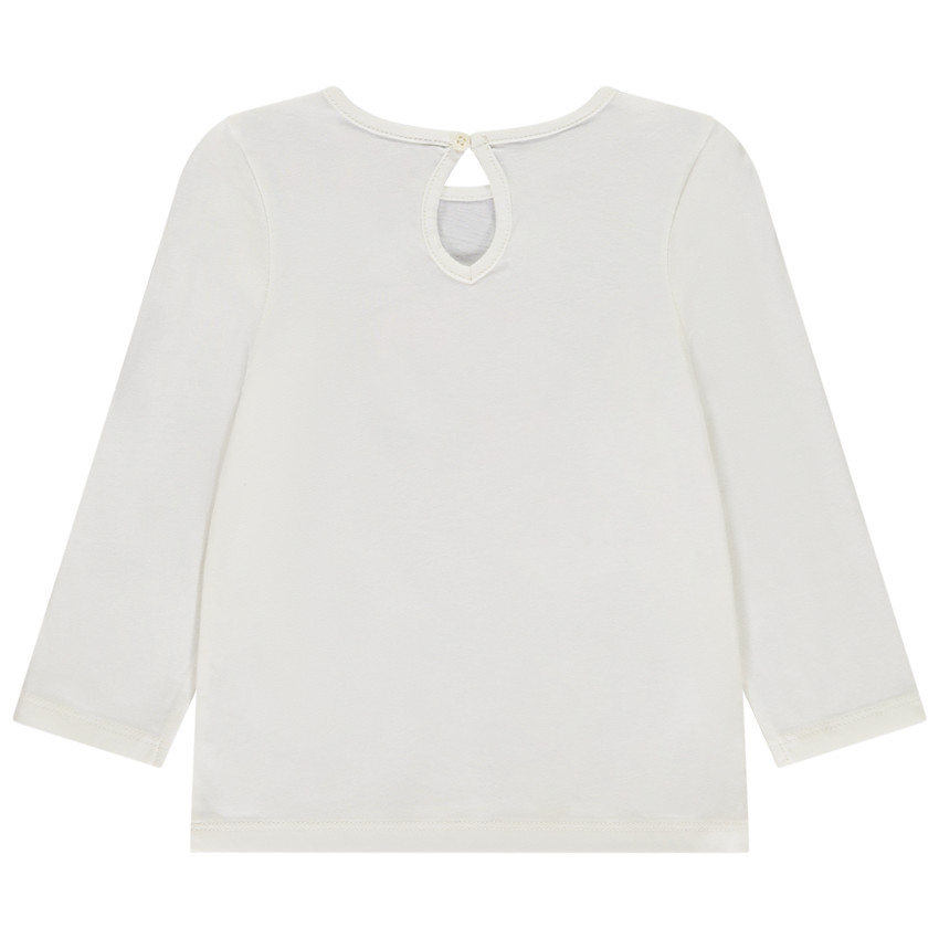 Μακρυμάνικο μπλουζάκι με λουλούδια για μωρό κορίτσι 