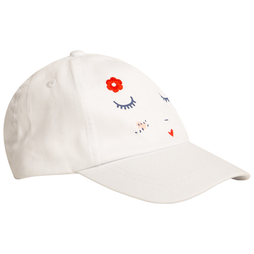 Καπέλο print και κεντημένο για bebe κορίτσι 