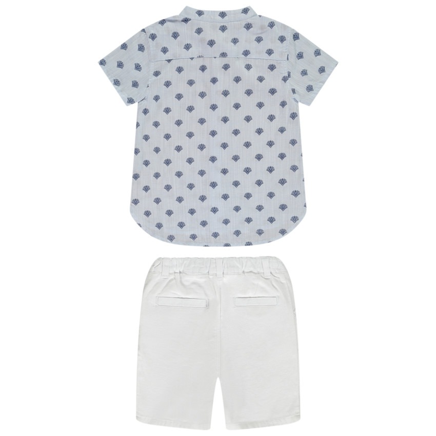 Ensemble 2 pièces avec chemise imprimée pour bébé garçon 