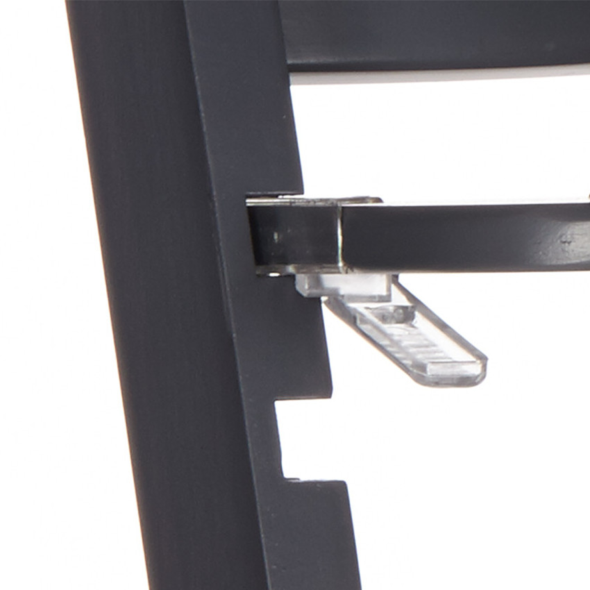 Εξελιγμένη καρέκλα φαγητού Zeta 2 με δίσκο - Γκρι ανθρακί 