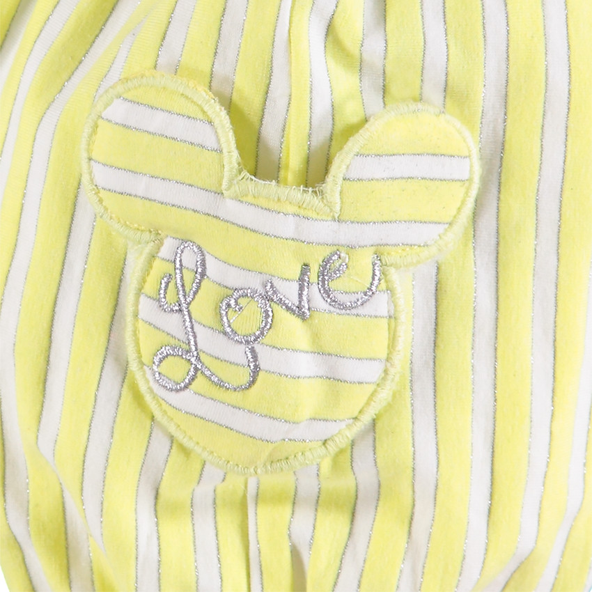 Σύνολο μπλούζα με εμπριμέ μοτίβο Μίνι της ©Disney και ριγέ σορτς 