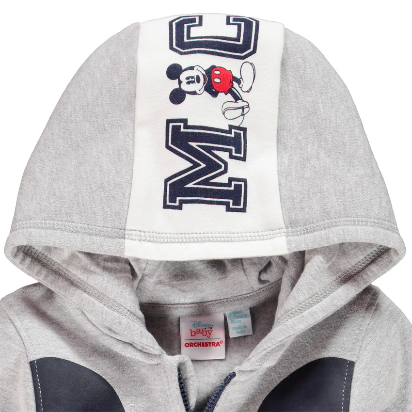 Ζακέτα με κουκούλα molleton σχέδιο Mickey Disney 