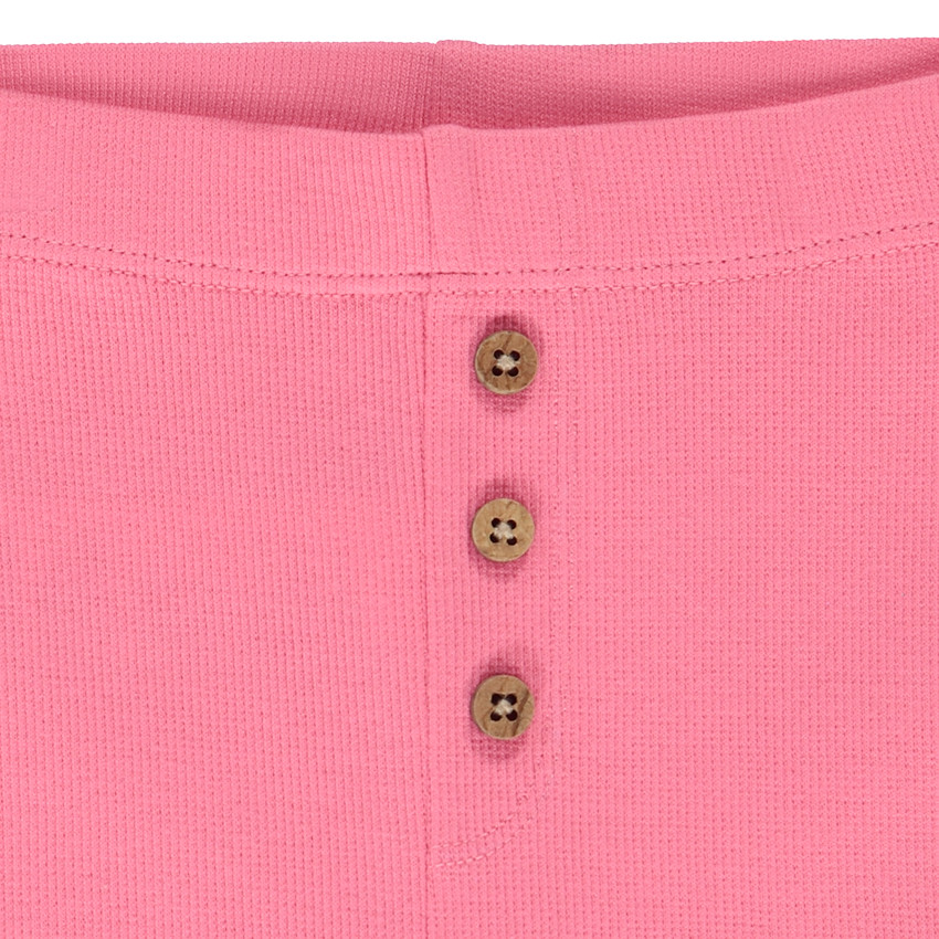 Κολάν με εφέ ριγέ και κουμπιά καρύδας για μωρό κορίτσι 