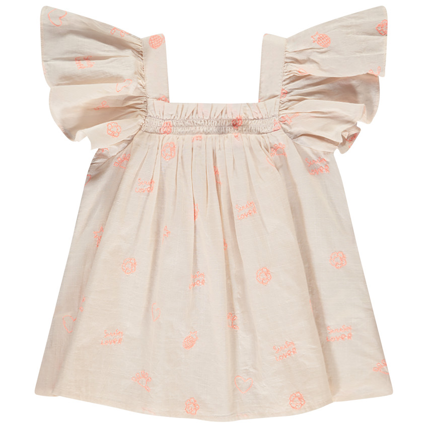 Τοπ πέπλο με φαντεζί σχέδιο για κορίτσι 