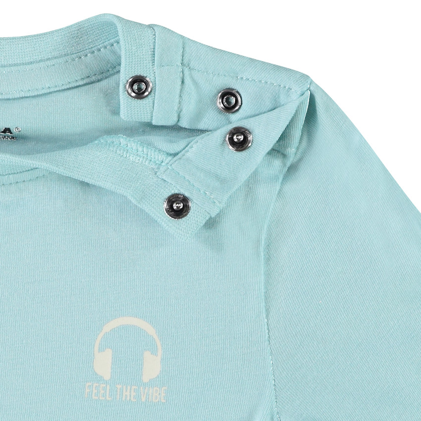 Σετ από 3 μπλουζάκια με μακριά μανίκια print casque για bebe αγόρι 