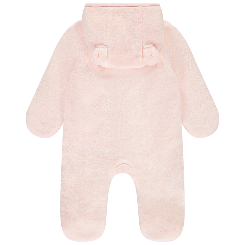 Σαλοπέτα αρκουδάκι από sherpa για μωρό κορίτσι 