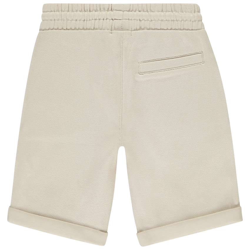 Βερμούδα από πλεκτό μονόχρωμο για αγόρι 