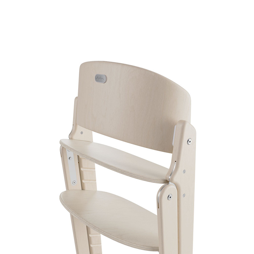 Chaise haute évolutive en bois Click & Fold all natural 