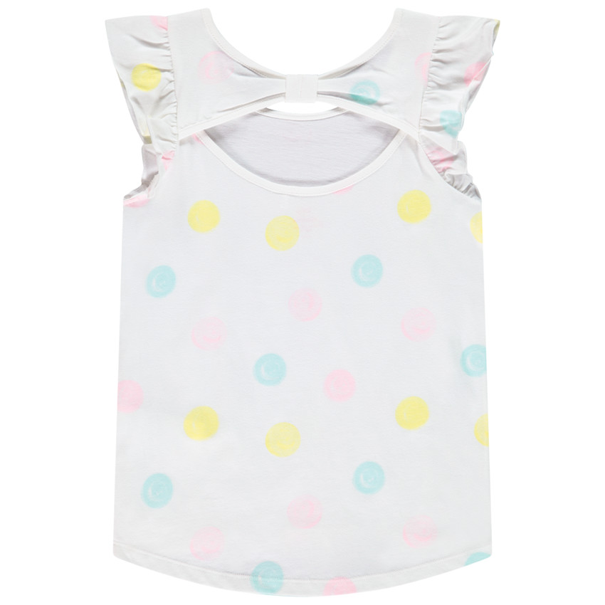 T-shirt κοντομάνικο με βολάν σχέδιο Minnie (Disney) για κορίτσι  Additional T-shirt κοντομάνικο με βολάν σχέδιο Minnie (Disney) για κορίτσι