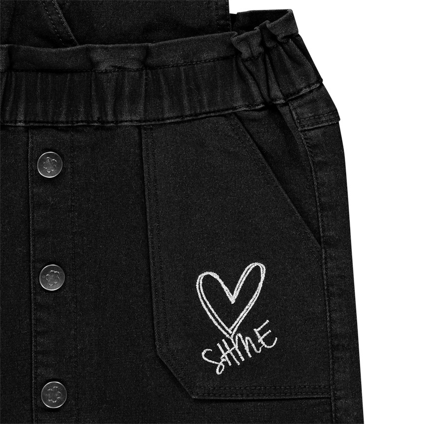 Φόρεμα σαλοπέτα jean για κόριτσι με καρδιά σχέδιο  Additional Φόρεμα σαλοπέτα jean για κόριτσι με καρδιά σχέδιο