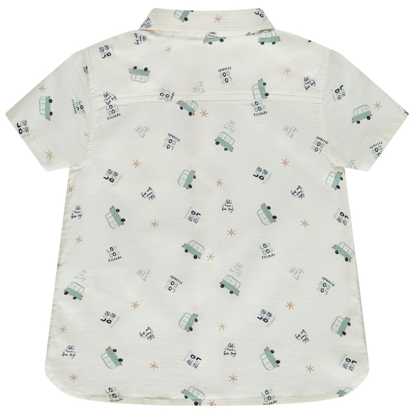 "Κοντομάνικο πουκάμισο με εκτύπωση London για μωρό αγόρι" 