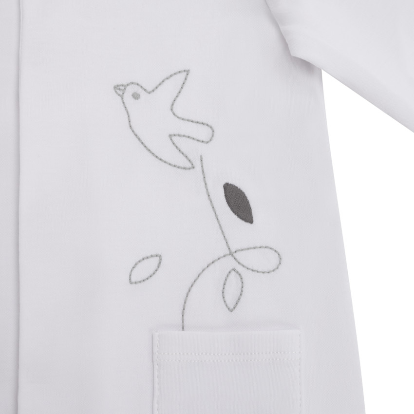 Ολόσωμο Φορμάκι Ύπνου Από Interlock Με Σχέδιο Πουλάκι Για Κοριτσάκι  Additional Ολόσωμο Φορμάκι Ύπνου Από Interlock Με Σχέδιο Πουλάκι Για Κοριτσάκι