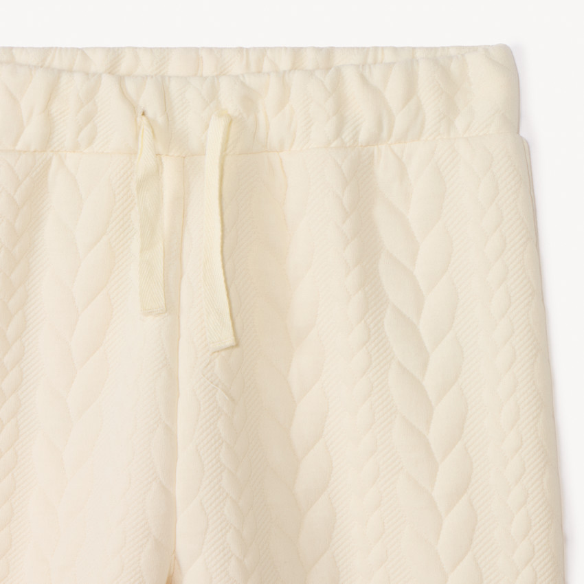 Σύνολο τζόκινγκ από πλεγμένο ζακάρ για κορίτσι 