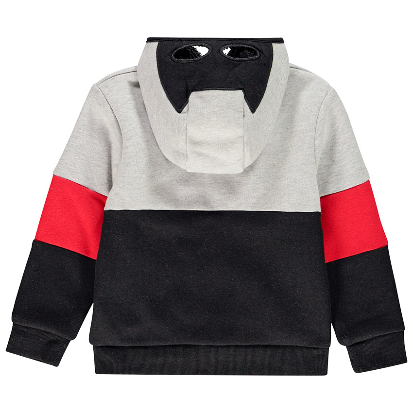 Ζακέτα με κουκούλα  με επένδυση sherpa Batman για αγόρι 