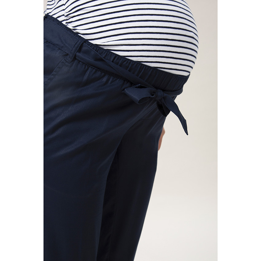 Παντελόνι εγκυμοσύνης με ζωνάκι φιόγκο  