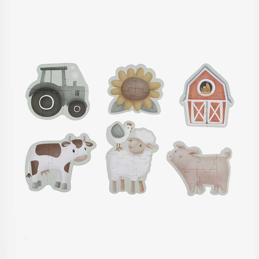 Παζλ 6 Σε 1 Little Farm Fsc 