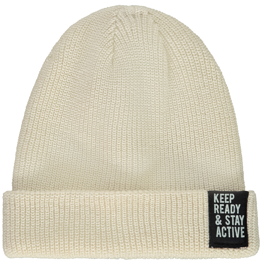 Σκουφί από πλεκτό με ραβδώσεις για αγόρι 