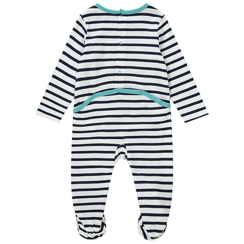 Σετ από 3 φορμάκια με οργανικό βαμβάκι  με σχέδια πουα και φάλαινες 