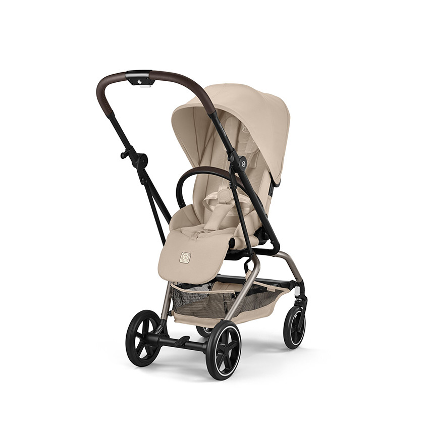 Καροτσάκι με περιστρεφόμενο κάθισμα Eezy S Twist+ 2 - Almond Beige 