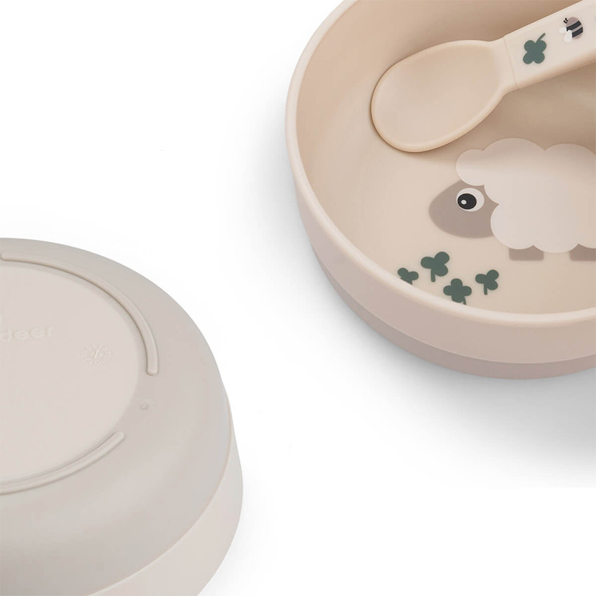 Μπωλ Από Πλαστικό Tiny Farm Sand 375 ml 